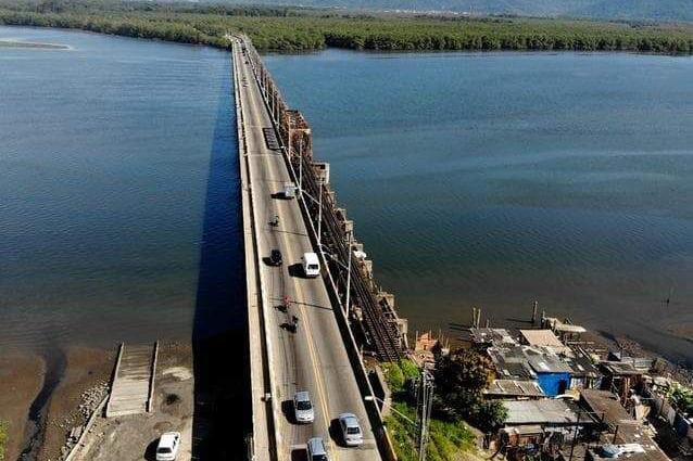 O homem desapareceu enquanto nadava próximo à Ponte dos Barreiros, em São Vicente