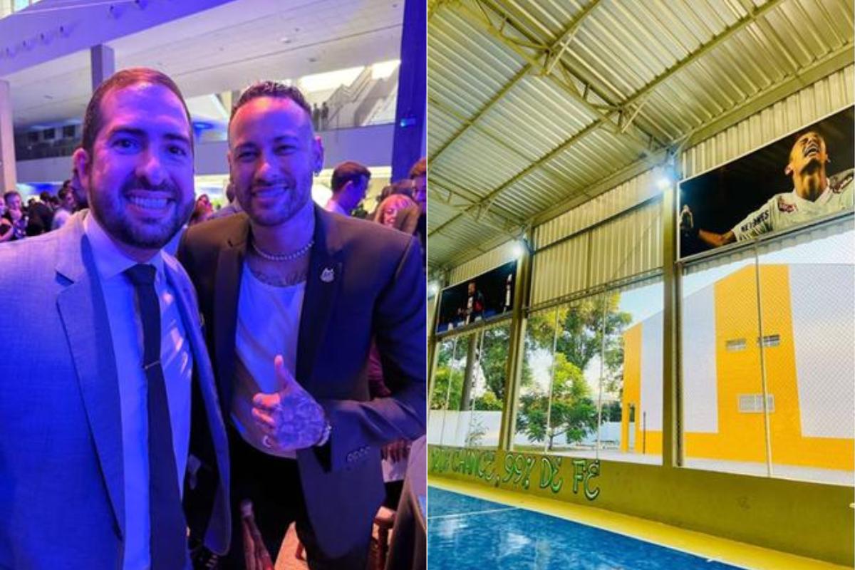 Prefeito de São Vicente, Kayo Amado (Pode), convidou Neymar a visitar escola onde o craque estudou no município