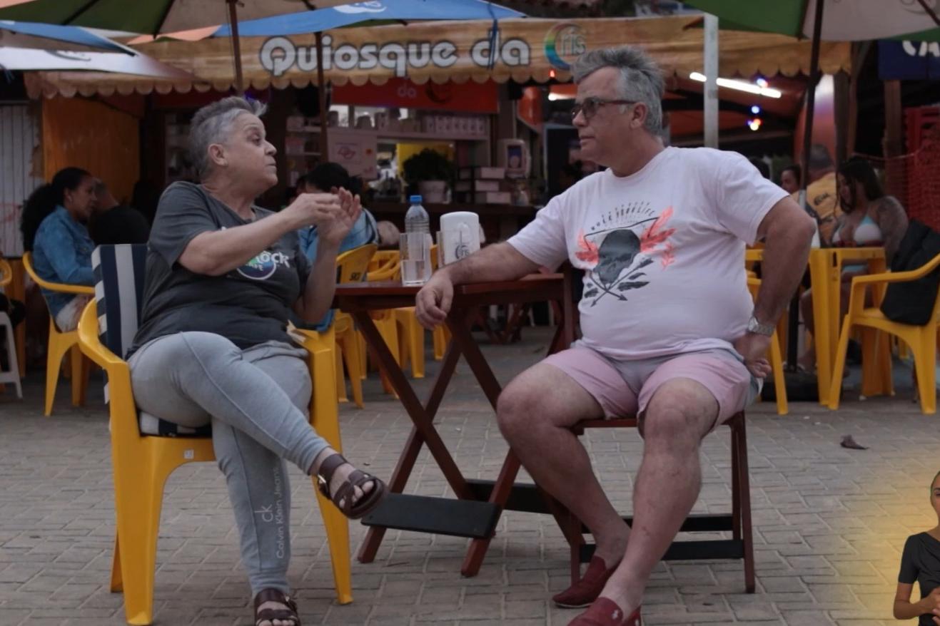Fernando Rino e a empresária Cris Lorca: projeto homenageia personagens e preserva a memória oral