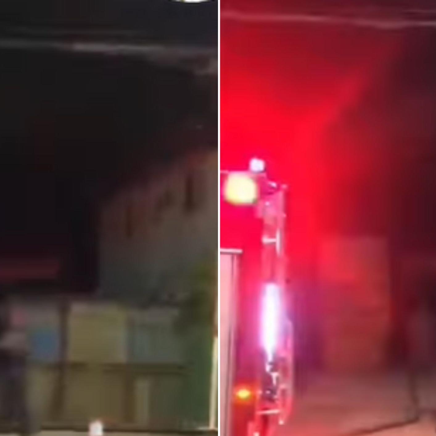 Incêndio ocorreu em empresa de gerenciamento de resíduos, em São Vicente