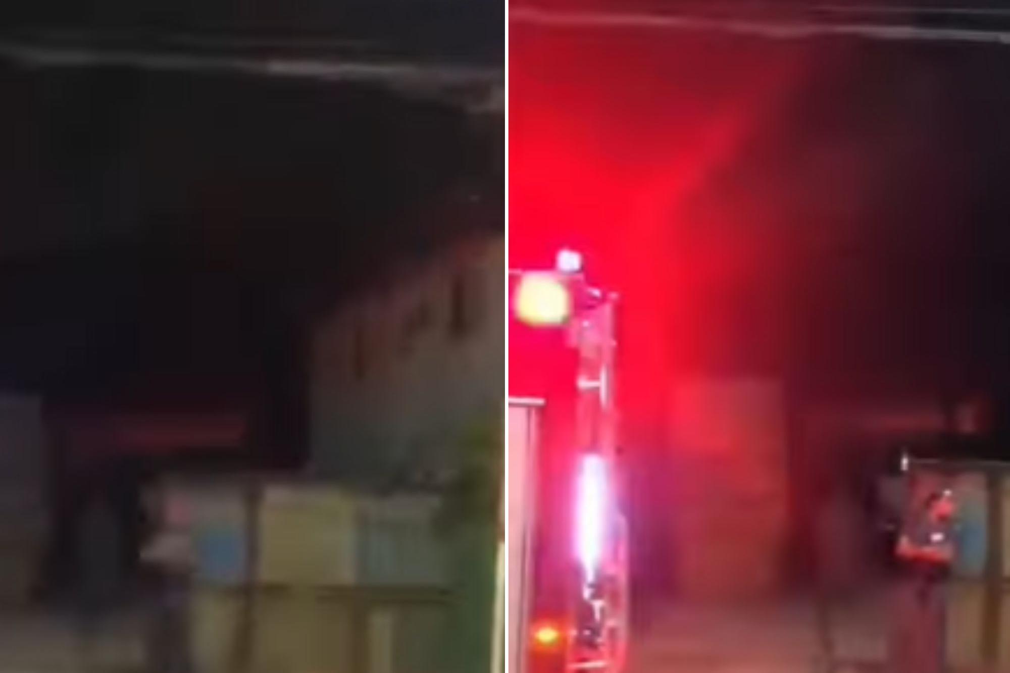 Incêndio ocorreu em empresa de gerenciamento de resíduos, em São Vicente