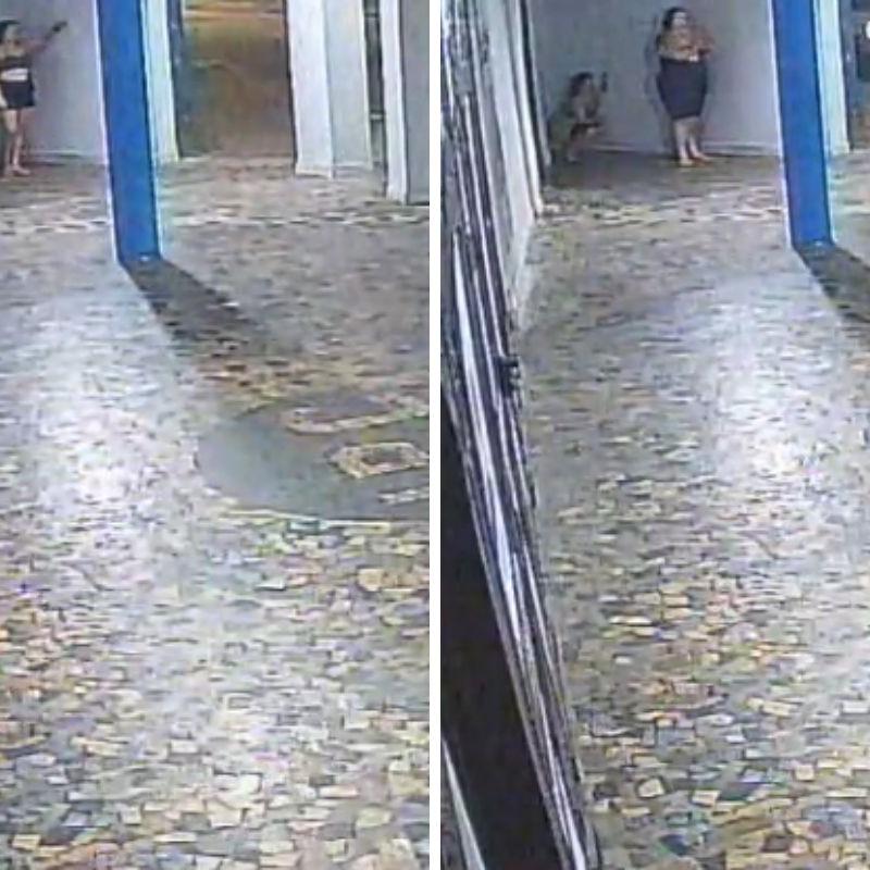 Mulheres foram vistas fazendo xixi na porta do tradicional clube de São Vicente