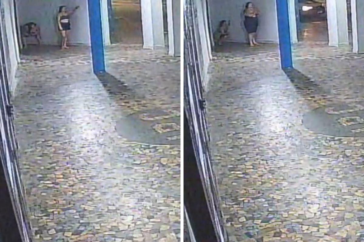 Mulheres foram vistas fazendo xixi na porta do tradicional clube de São Vicente