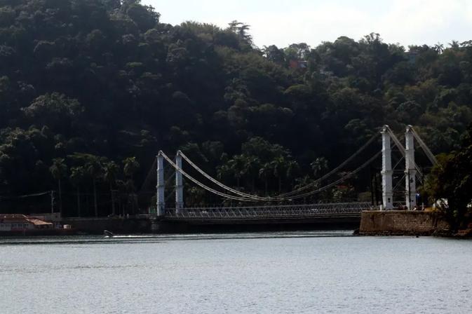 Ponte Pênsil será parcialmente interditada na próxima semana